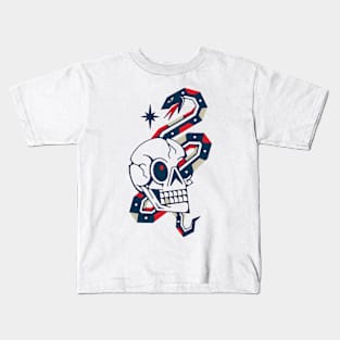 Snake And Skull Kids T-Shirt